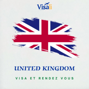 Prise de Rendez-vous visa Royaume-Uni UK rapide 